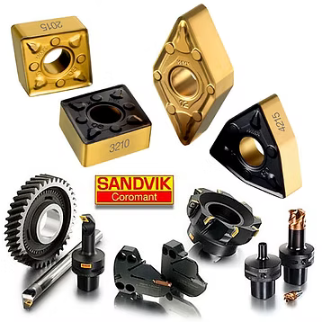 Sandvik Coromant cutting inserts and machining tools