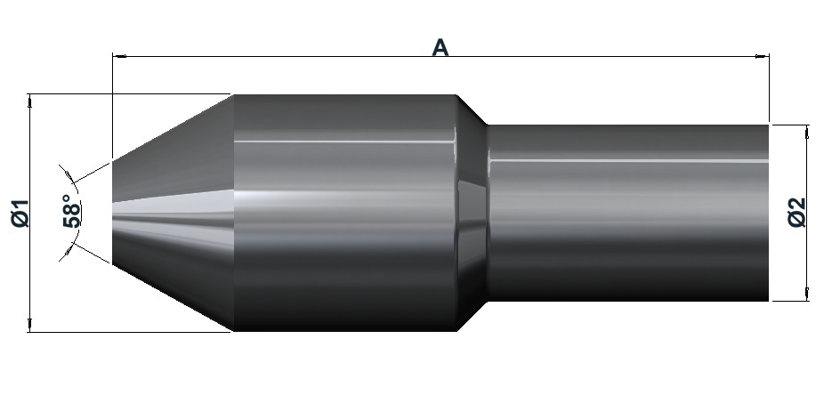 HMS 60K High Pressure Male Swivel Plug dimensional drawing