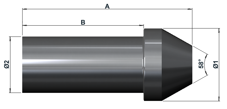 MMS 20K Medium Pressure Male Swivel Plug dimensional drawing
