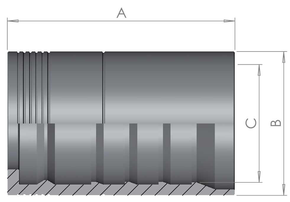 Crimp Sleeve Interlock 6Wire